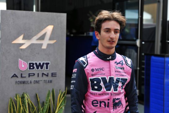 Gabriele Mini (ITA) Alpine Academy Driver.
30.10.2026. Formula 1 World Championship, Rd 19, Mexico City Grand Prix, Mexico City, Mexico, Practice Day.
- www.xpbimages.com, EMail: requests@xpbimages.com © Copyright: Moy / XPB Images
