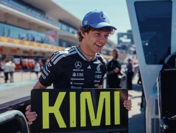 Antonelli caught off guard by Vettel record question in Austin