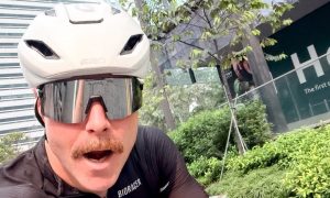 Bottas completes epic 419km ride to Singapore